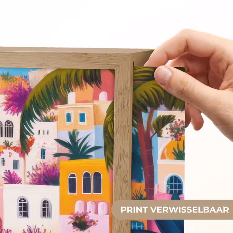 Lightbox - Wandlamp - Kleurrijk - Roze - Oranje - Geel - Bloemen — 5
