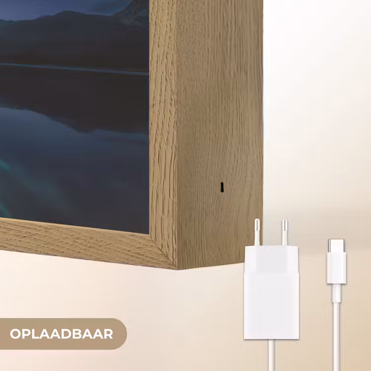 Lightbox - Wandlamp - Noorderlicht - Kleurrijk - Bergmeer — 7