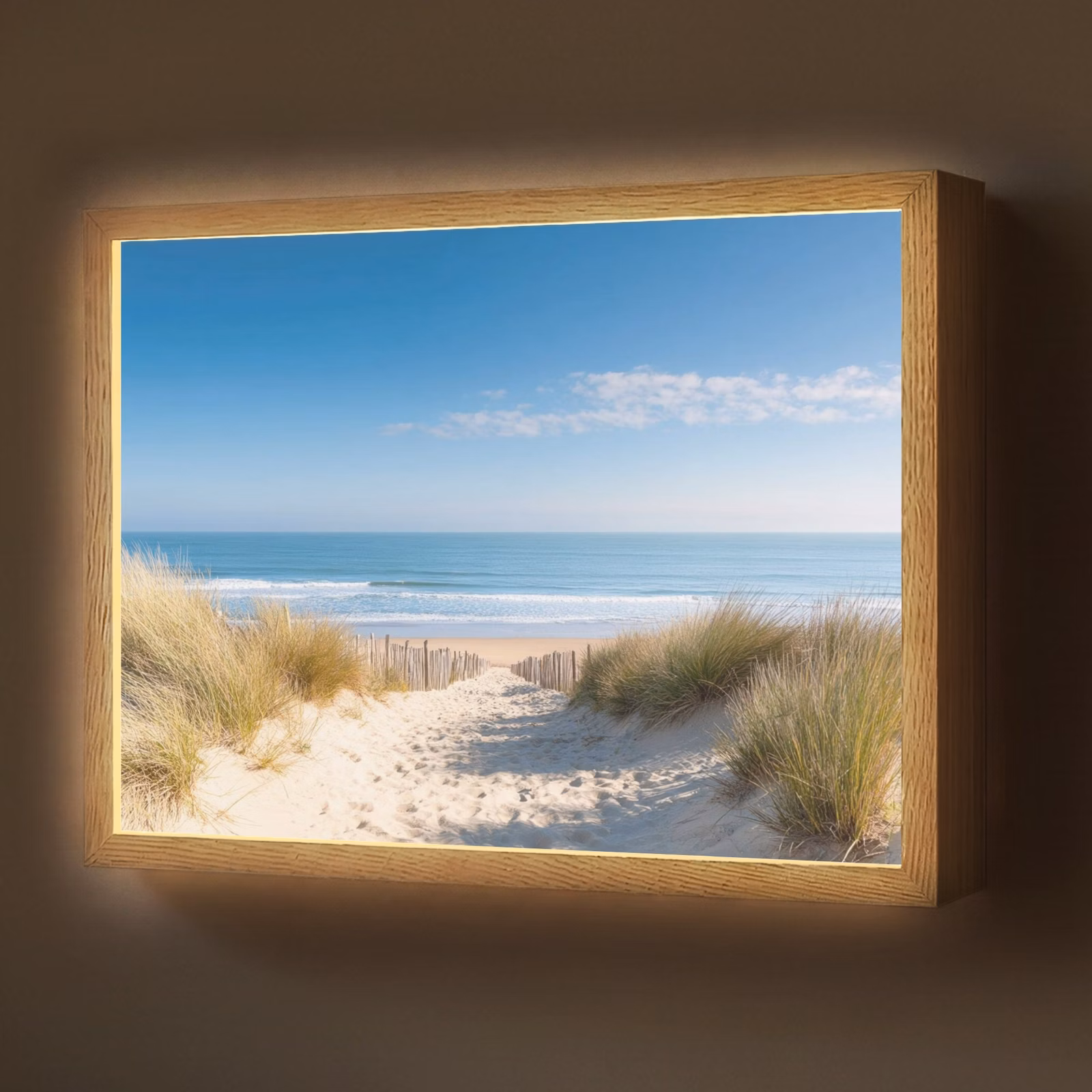 Lightbox - Wandlamp - Strand - Zee - Duin - Zand - Zomer — 1
