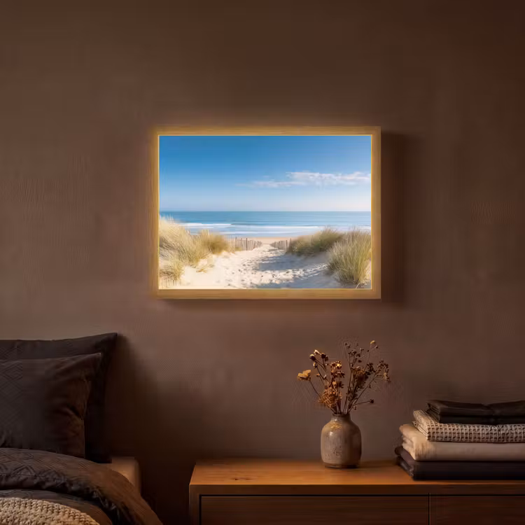 Lightbox - Wandlamp - Strand - Zee - Duin - Zand - Zomer — 3