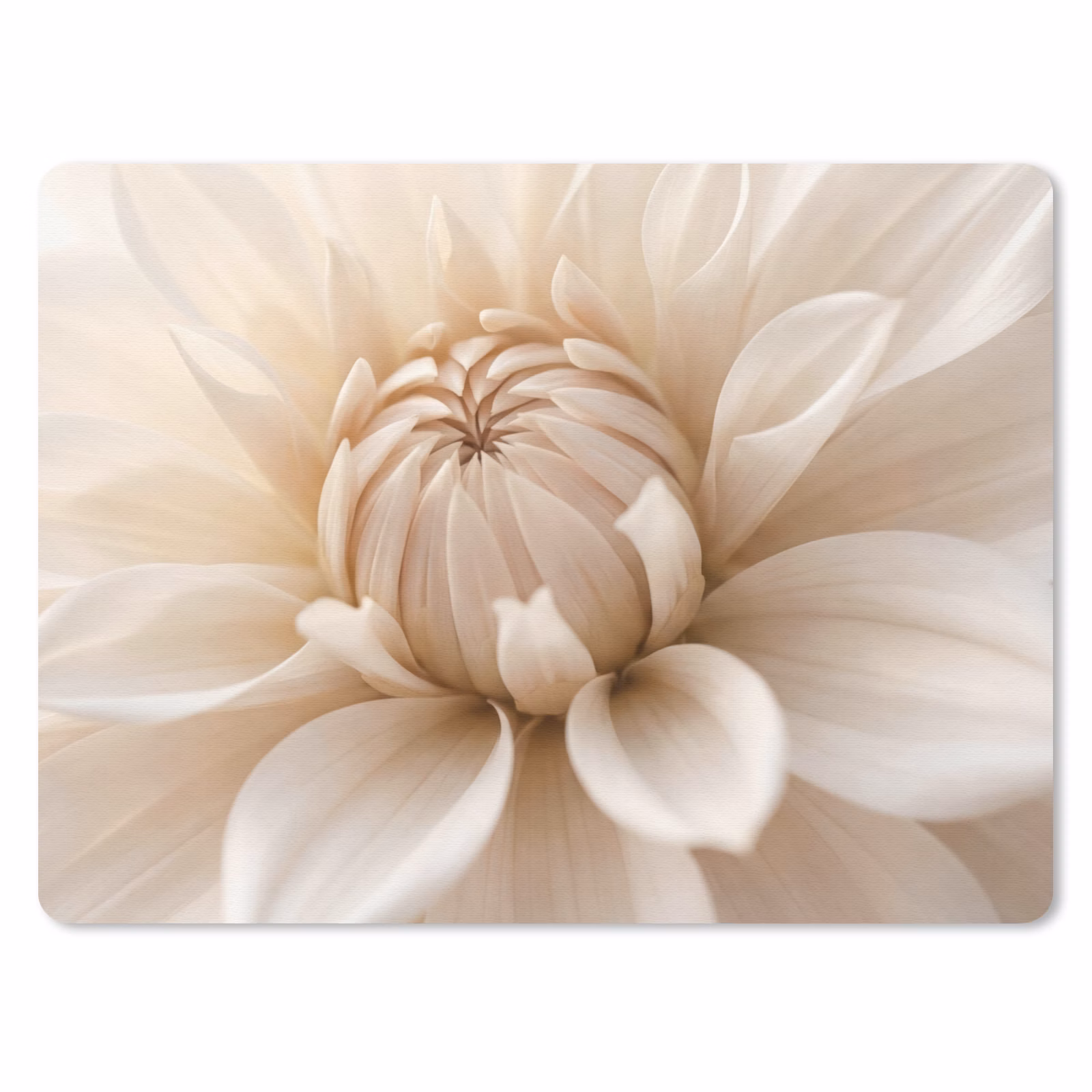 Muismat - Bloem - Dahlia - Wit — 1