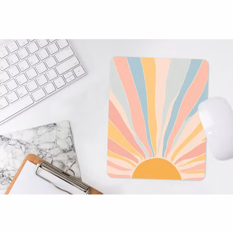 Muismat - Illustratie - Zon - Pastelkleuren — 4