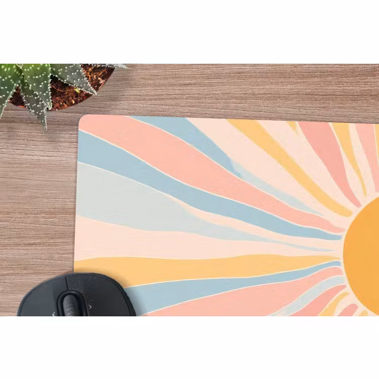 Muismat - Illustratie - Zon - Pastelkleuren — 5
