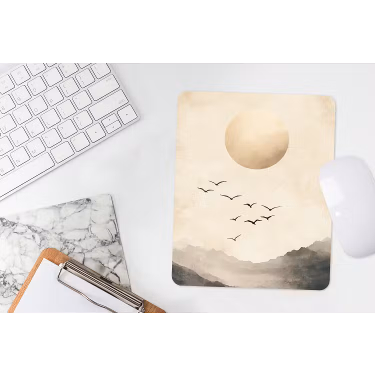 Muismat - Landschap - Japandi - vogel — 4