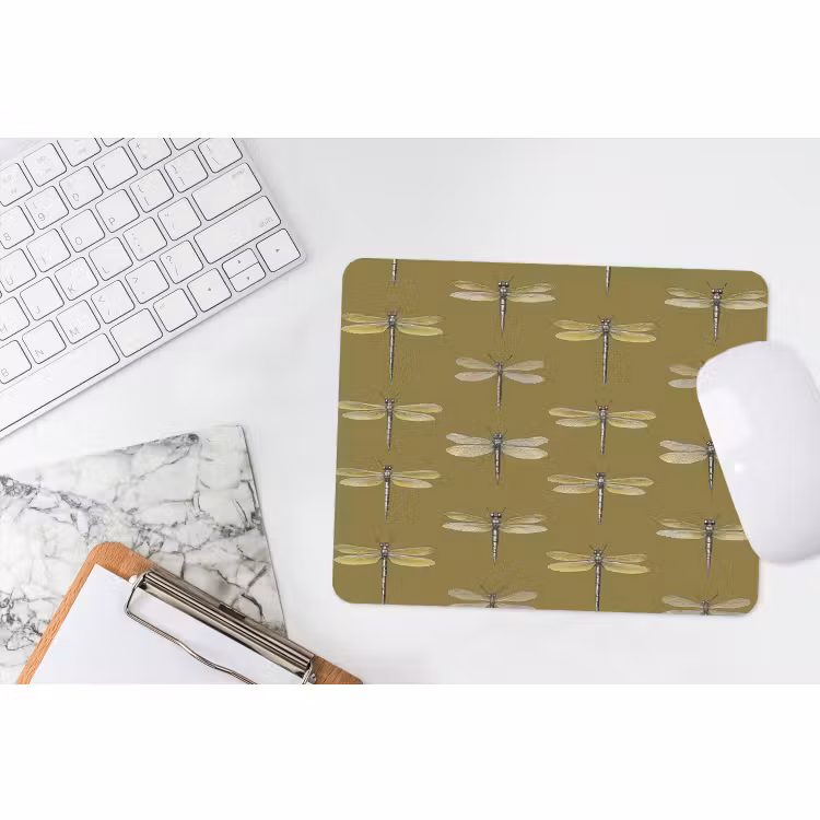 Muismat - Libellen - Patroon - Groen — 2