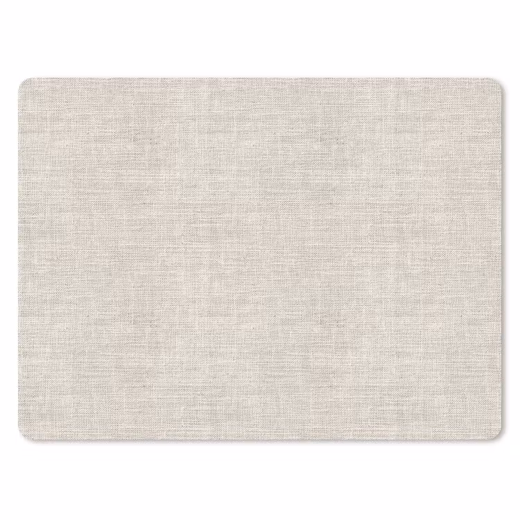 Muismat - Linnen - Textuur - Beige — 1