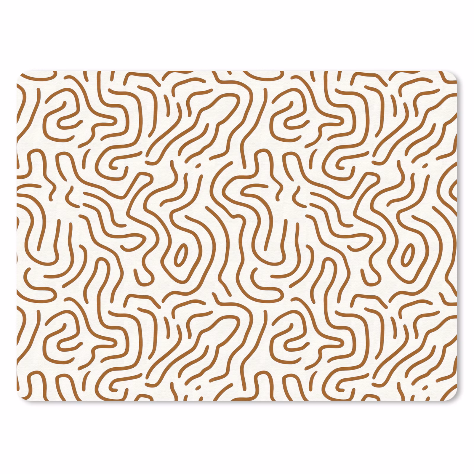 Muismat - Minimalistisch - Patroon - Terracotta — 1