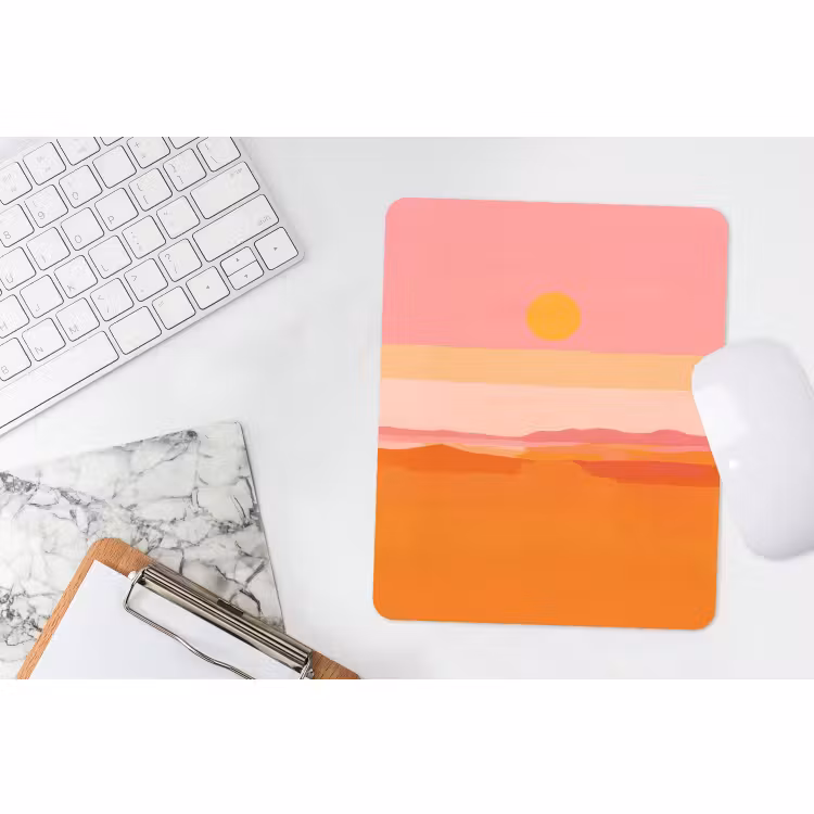 Muismat - Zon - Abstract - Landschap - Oranje — 4