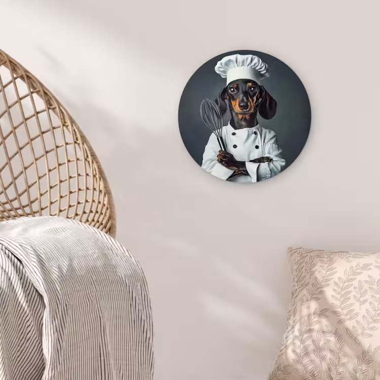 Muurcirkel glas - Hond - Garde - Kok — 5