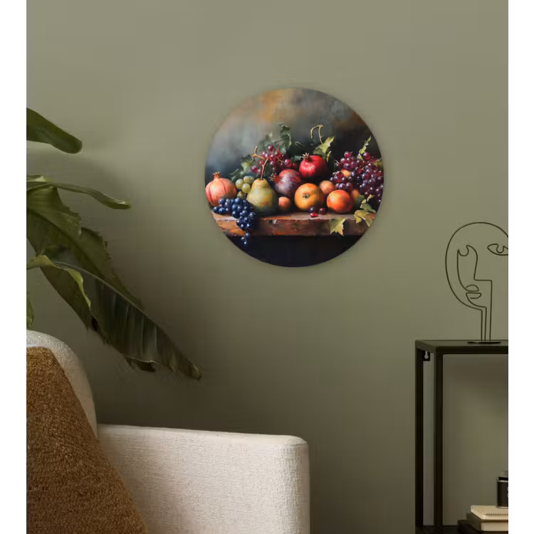 Muurcirkel - Rustiek - Stilleven - Fruit — 3