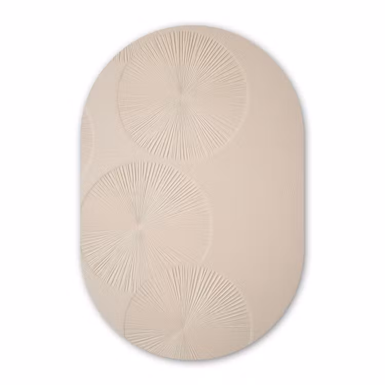 Muurovaal - Japandi - Beige - Modern — 3
