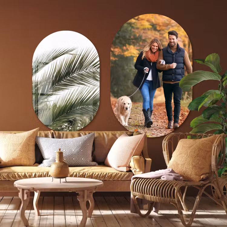 Muurovaal met foto - Plexiglas — 3