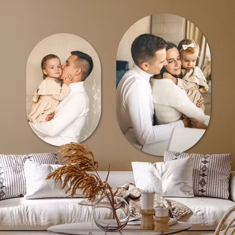 Muurovaal met foto - Plexiglas — 5