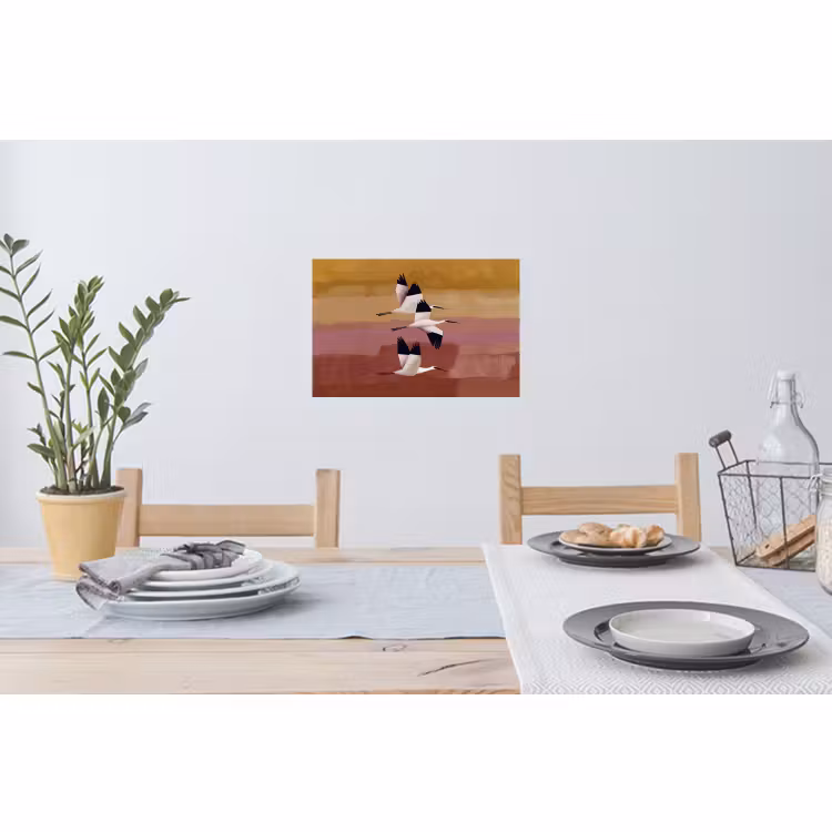 Muursticker - Vogels - Snavel - Abstract — 3