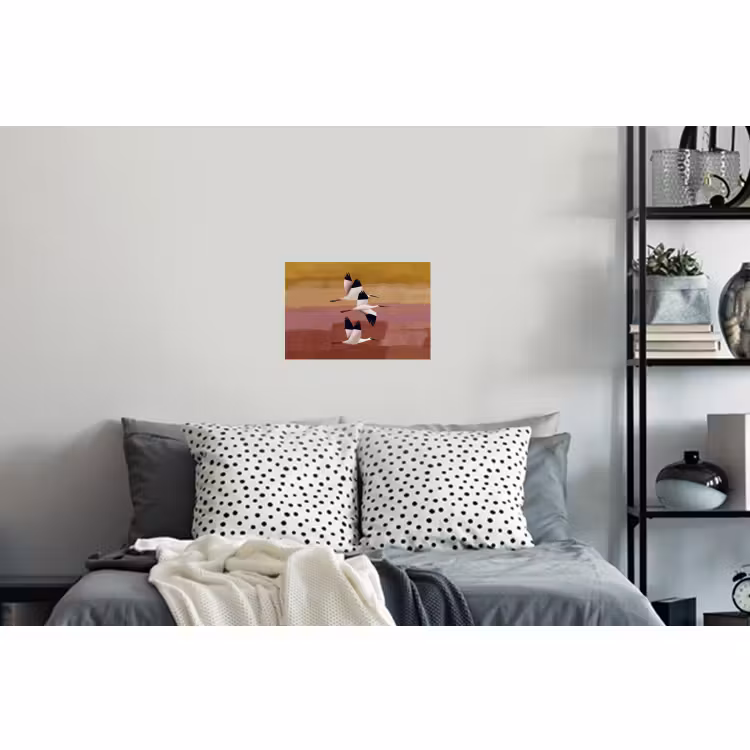 Muursticker - Vogels - Snavel - Abstract — 5
