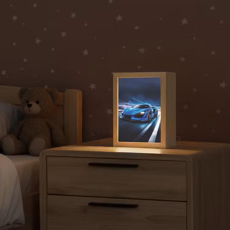 Nachtlampje - Auto - Blauw - Jongens - Kind — 2