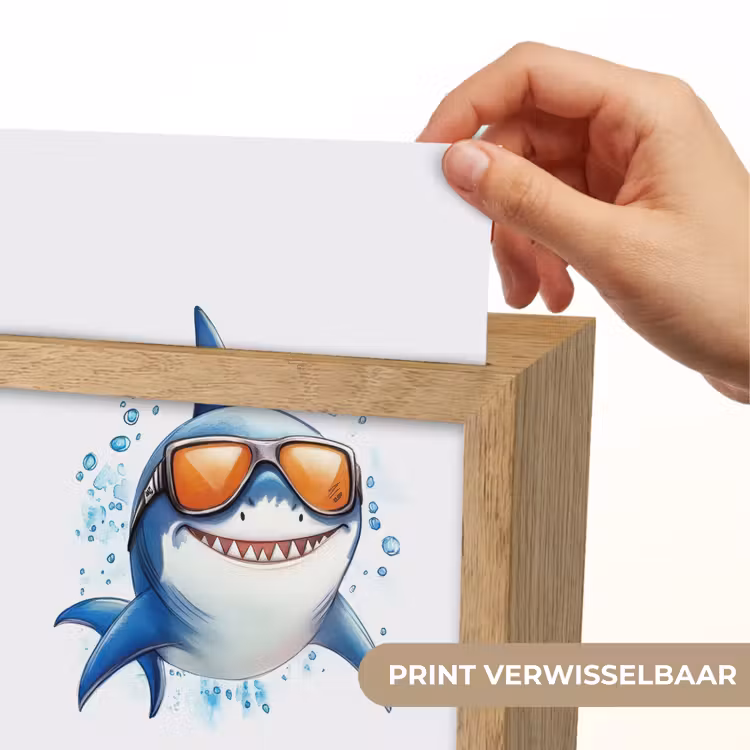 Nachtlampje - Haai - Zonnebril - Blauw - Water — 4