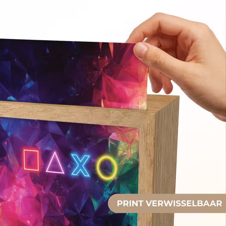 Nachtlampje - Playstation - Kleurrijk - Abstract - Neon — 4