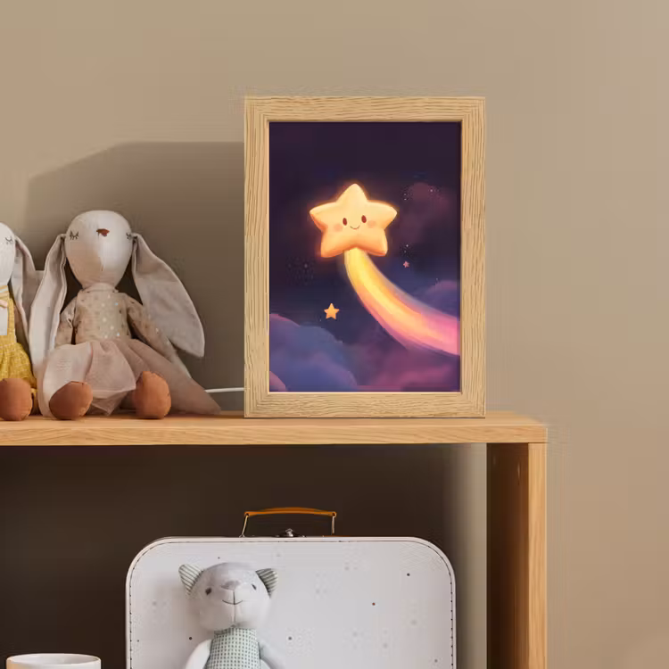 Nachtlampje - Ster - Gezichtje - Lichtgevend — 3