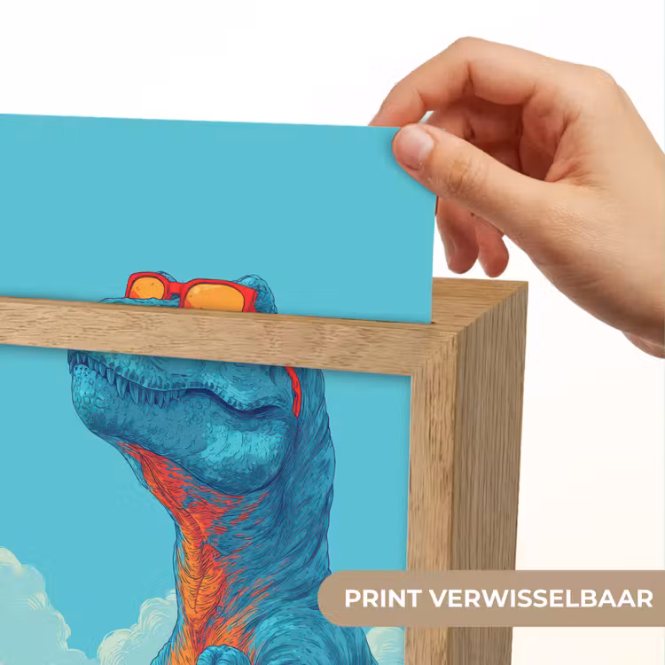Nachtlampje - T-Rex - Blauw - Wolken - Zonnebril — 4