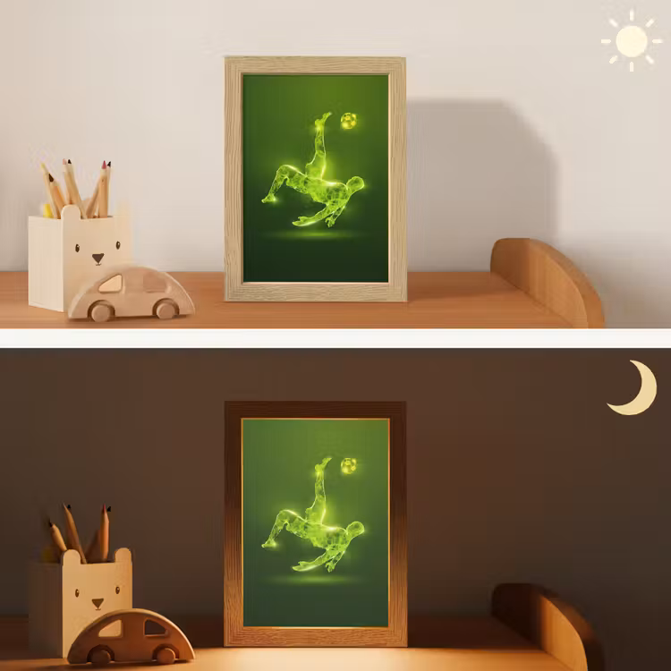 Nachtlampje - Voetbal - Groen - Omhaal — 5