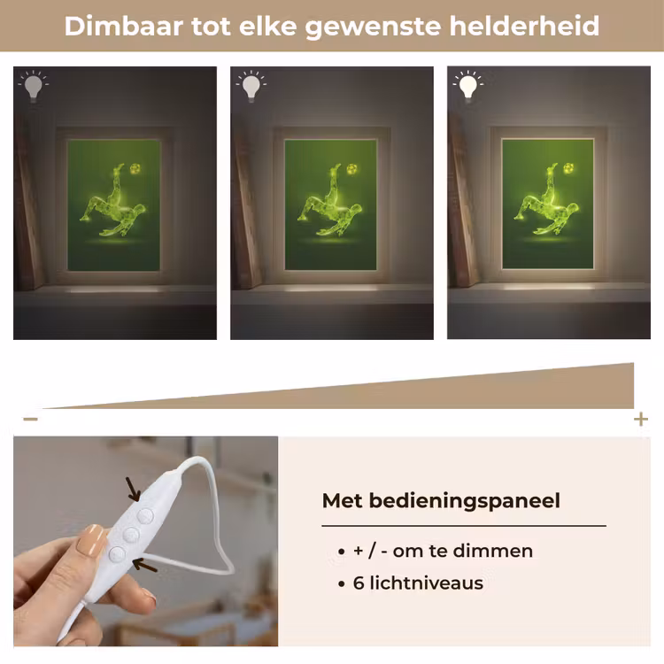 Nachtlampje - Voetbal - Groen - Omhaal — 6