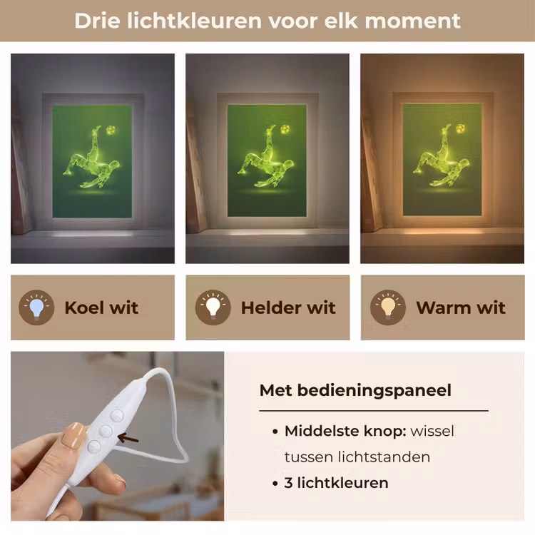 Nachtlampje - Voetbal - Groen - Omhaal — 7