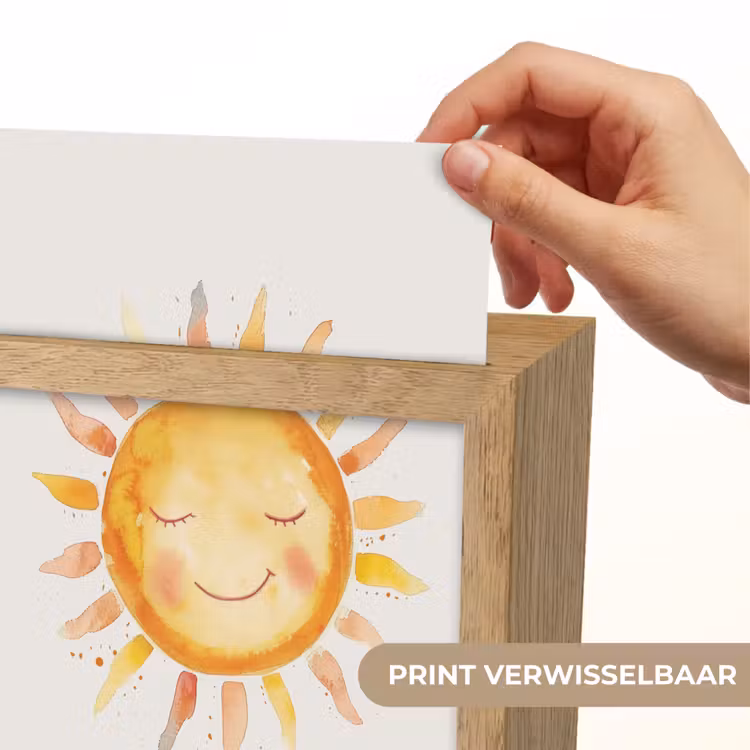 Nachtlampje - Zon - Watercolor - Geel — 4