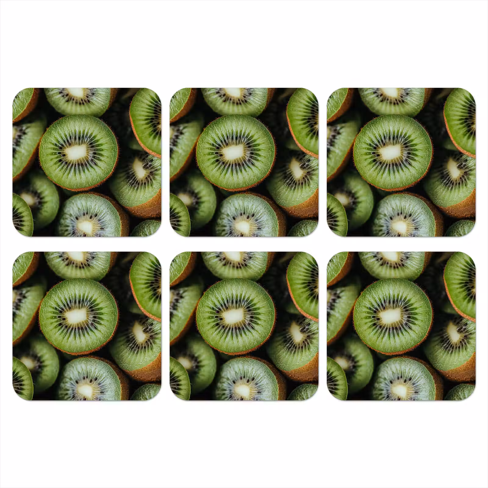 Onderzetter - Kiwi - Fruit - Groen — 1