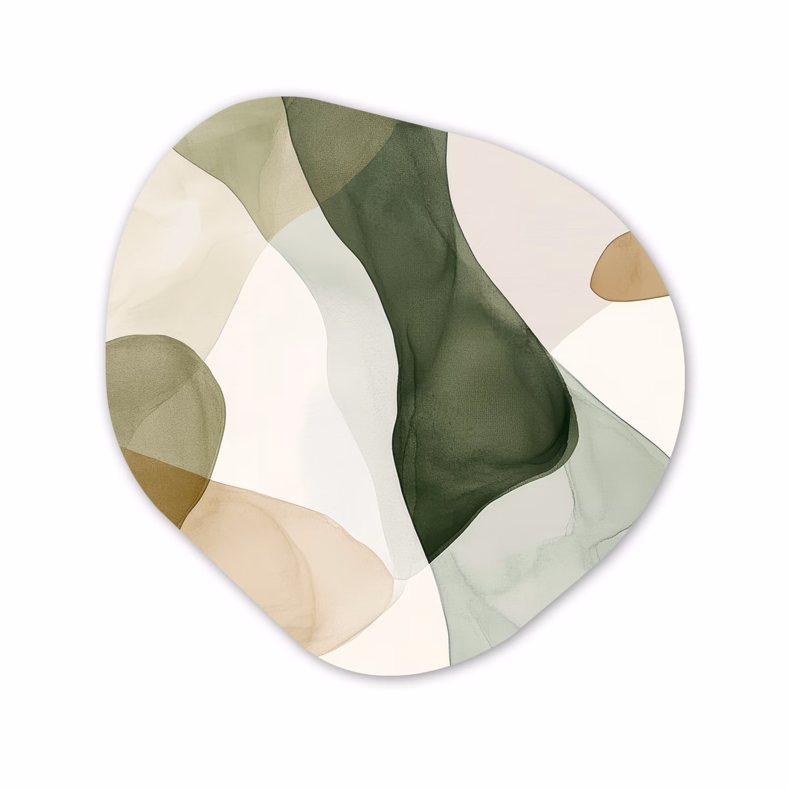 Organisch schilderij forex - Japandi - Abstract - Groen — 1