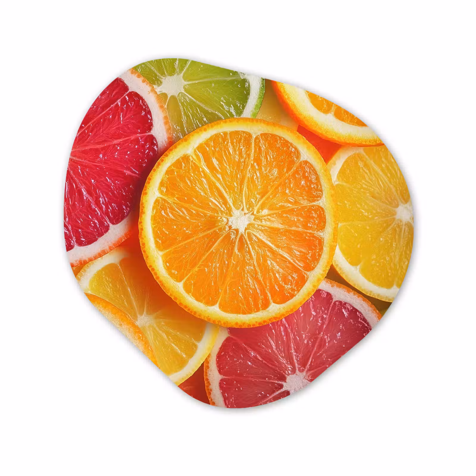 Organisch schilderij glas - Fruit - Kleurrijk - Close up — 1