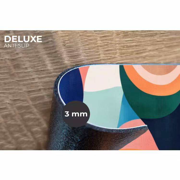Placemat - 6 stuks - Abstract - Blauw - Roze — 4