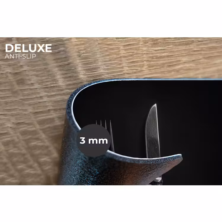 Placemat - 6 stuks - Bestek - Zwart - Wit — 4