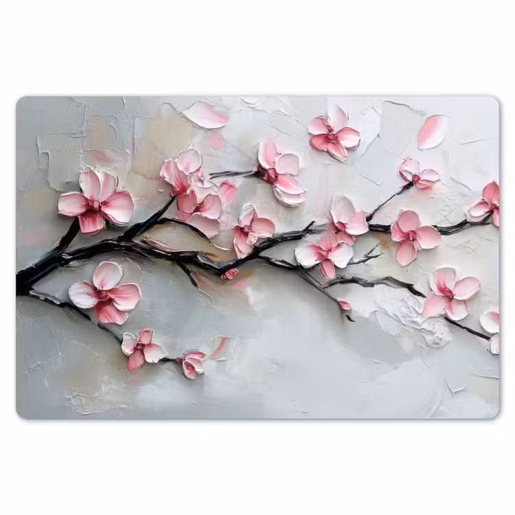 Placemat - 6 stuks - Bloesem - Kunstzinnig - Roze - Sakura — 7