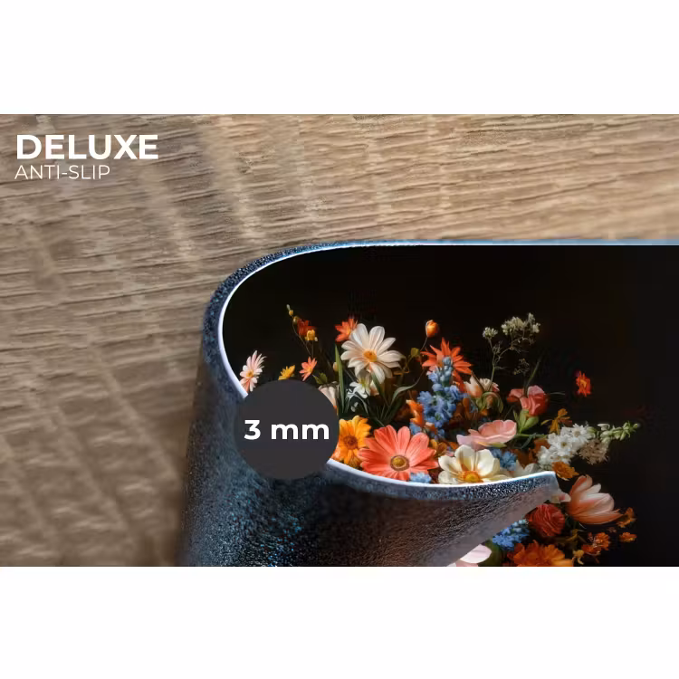 Placemat - 6 stuks - Boeket - Roze - Bloemen - Vaas — 4