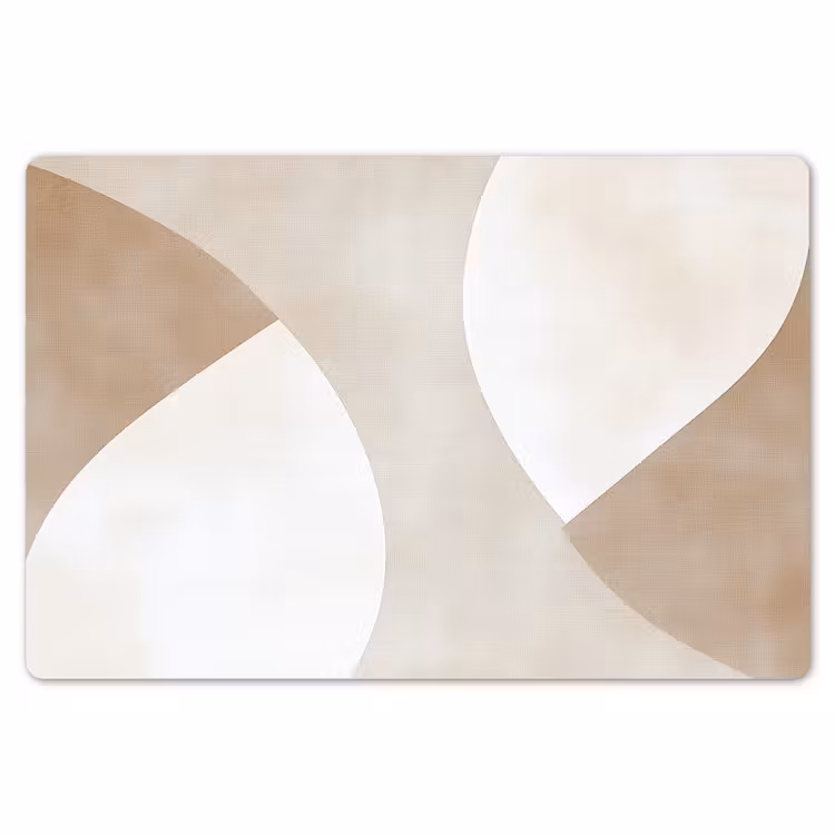 Placemat - 6 stuks - Bruin - Japandi - Abstract — 7