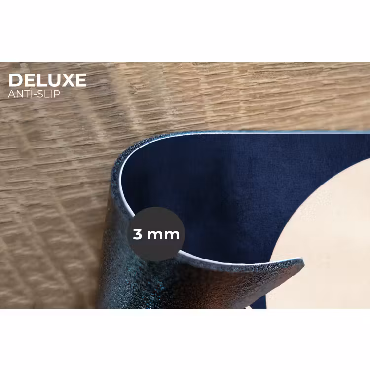 Placemat - 6 stuks - Donkerblauw - Abstract - Lijnen — 4