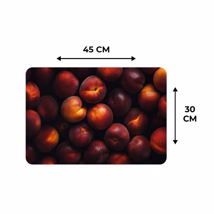 Placemat - 6 stuks - Fruit - Close up - Nectarines — 3