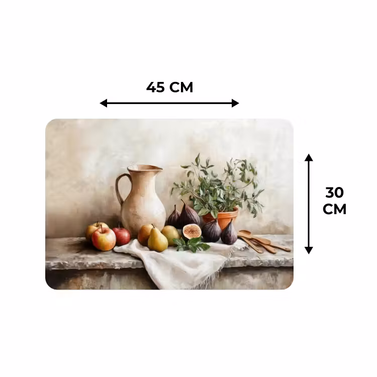 Placemat - 6 stuks - Fruit - Kruiden - Landelijk — 3