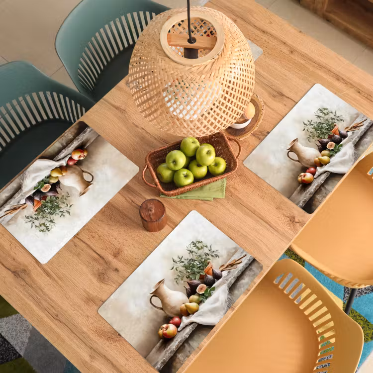 Placemat - 6 stuks - Fruit - Kruiden - Landelijk — 6