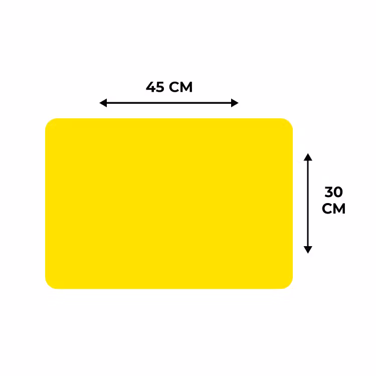 Placemat - 6 stuks - Geel - Citroen - Neon - Kleuren — 3