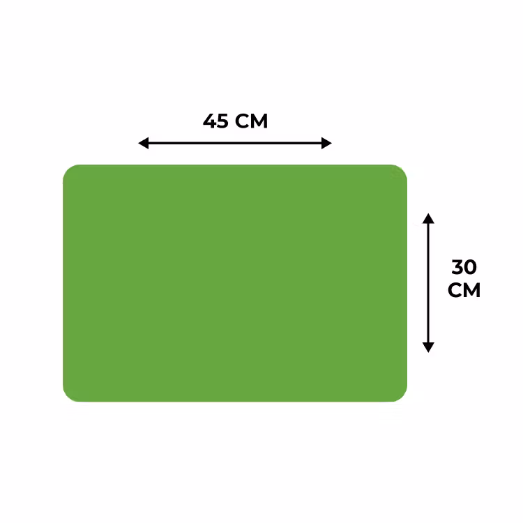Placemat - 6 stuks - Groen - Kleuren - Natuur — 3