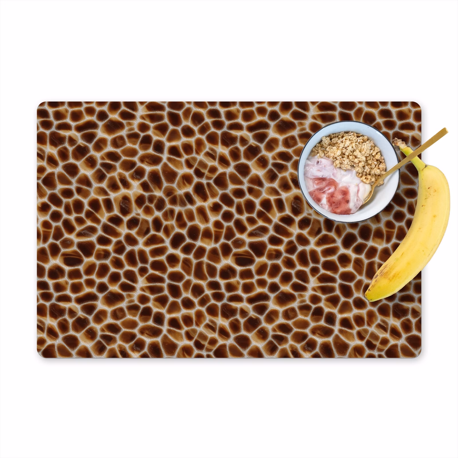 Placemat - 6 stuks - Schildpad - Bruin - Patroon — 1