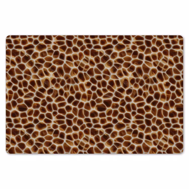 Placemat - 6 stuks - Schildpad - Bruin - Patroon — 7
