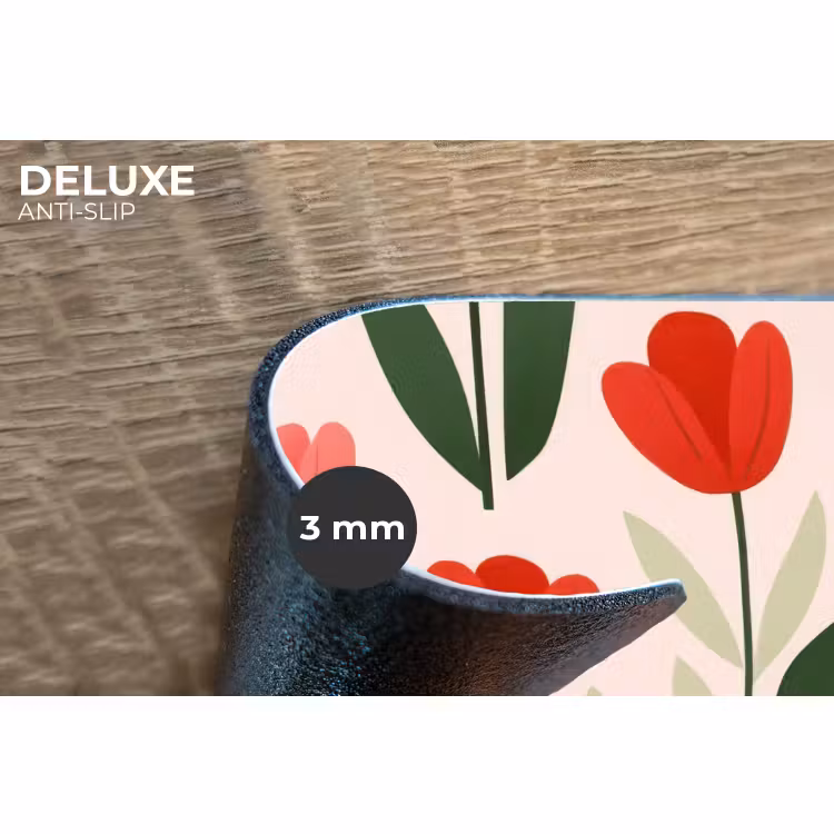 Placemat - 6 stuks - Tulpen - Modern - Roze — 4