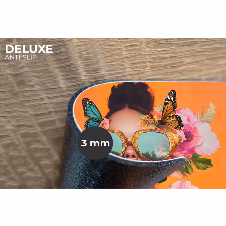 Placemat - 6 stuks - Vlinders - Vrouw - Zonnebril - Kleurrijk — 4