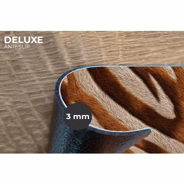 Placemat - 6 stuks - Zebra - Bruin - Patroon — 4