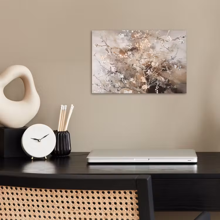 Poster - Amandelbloesem - Kunst - Van Gogh - Beige - Abstract — 2