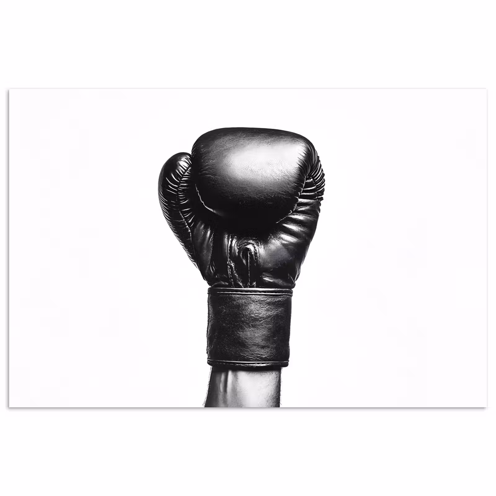 Poster - Bokshandschoen - Zwart - Hand — 1