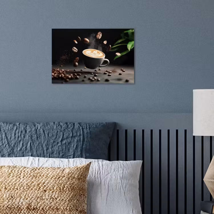 Poster - Cappuccino - Kop - Bonen - Bruin — 3